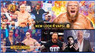 Ye kYa tha.. ' Cena Bald Look !! Roman message to Seth , Brock comeback , Moxley..  WrestleMania 41