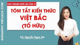 Tóm tắt kiến thức Việt Bắc (Tố Hữu) - Ngữ văn 12 - Học nhanh nhớ lâu