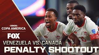 Venezuela vs. Canada: Entire Penalty Shootout in Quarterfinal Matchup | 2024 Copa América