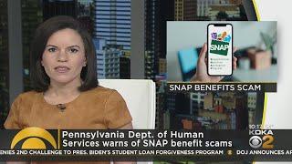 Pa. Department of Human Services warning residents of SNAP benefits scam