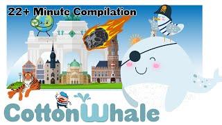 Compilation | Videos for July | Facts for kids  | 22 + Minutes | Cotton Whale