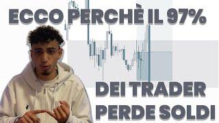 Ecco perchè il 97% DEI TRADER PERDE SOLDI, Come minimizzare LE PERDITE?