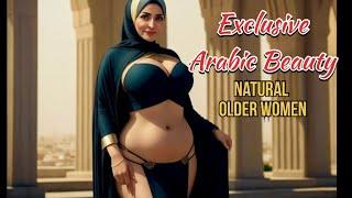 Exclusive Arabic Mature Women's Beauty | Natural Older Women