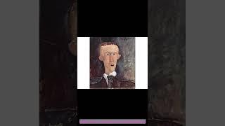 Как живой! Оживший портрет Амедео Модильяни "Портрет Блеза Сандрара" #shorts #модильяни