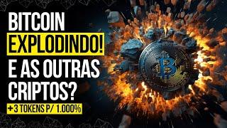  BITCOIN DISPAROU: QUANDO AS CRIPTOS VÃO ACOMPANHAR?  ANÁLISE COM GRÁFICOS, FATOS E DADOS