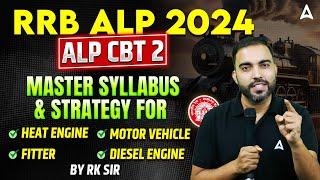 RRB ALP CBT 2 Master Syllabus | Best Strategy for Heat Engine, Fitter, Motor Vehicle & Diesel Engine