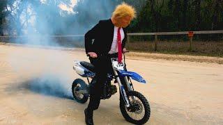 Trump vs Chinese Dirt Bike 