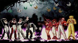 [KOF Mugen] Zombie Iori Yagami Team vs Orochi Team
