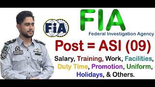 FIA ASI Salary, Work, Training, Promotion, Facilities, FIA Asi Latest Jobs 2022 Fia new jobs 2022