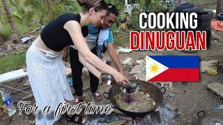 I came to FIESTA to eat LECHON, but ended up cooking DINUGUAN with a local Filipino chef ‍ 