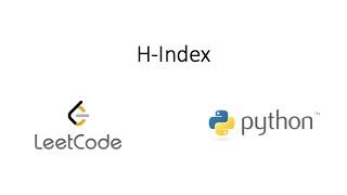 Leetcode - H-Index (Python)