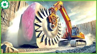 Transporting Giant Rock This Way - Biggest Heavy Equipment Machines | AgricultureTechnology