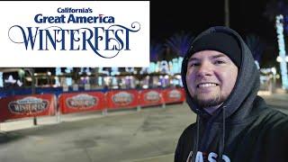 California's Great America's Winterfest 2024! Opening night with friends!