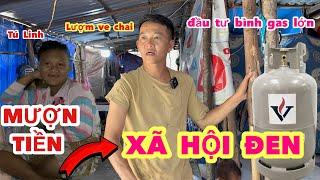 Bé Tú Linh đi lượm ve chai Trọng Sún chơi tất tay mua bếp gas trả góp vay nóng vay nguội thấy ham
