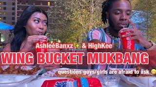 Wingbucket   MUKBANG in Dallas Texas