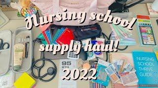 Nursing School Supply Haul 2022