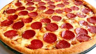 Пицца " Пепперони " - как приготовить дома / Pepperoni pizza - how to cook at home. Eng sub