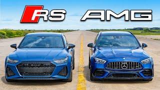 Кто победит в заезде: новый AMG C63 против Audi RS7 Performance?