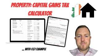 Irish Property Capital Gains Calculator + CG1 Form Example