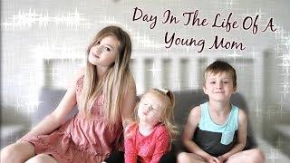 Day In The Life Of A Young Mom Of TWO! | Pregnant At 16