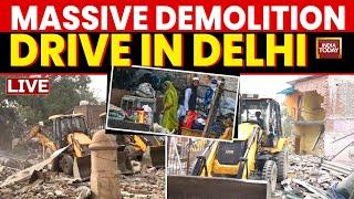 Delhi Demolition News LIVE: 370 Homes Razed In Delhi’s Heart-Wrenching Slum Clearance Crisis