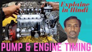 Pump & Engine Timing Explained in Hindi Diesel Engine & Pump Timing Adjust Mechanic Gyan,