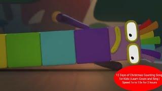 12 Days of Christmas Counting Song for Kids | Learn Count and Sing | speed to 15x