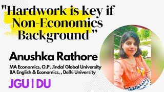 Anushka Rathore | MA Economics, JGU | BA Program English & Economics, DU | Interned at NITI Aayog