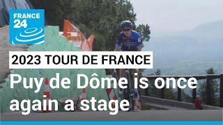 The giant volcano of Puy de Dôme is once again a stage in the Tour de France • FRANCE 24 English