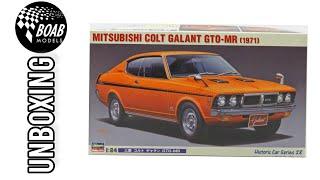 Mitsubishi Colt Galant GTO-MR Unboxing - Hasegawa 1/24