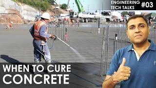 CONCRETE CURING: What is the perfect time for CURING of CONCRETE // Best time for CONCRETE CURING