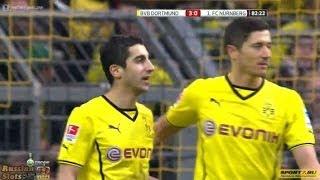 Henrikh Mkhitaryan Goal - Borussia Dortmund vs Nurnberg 3-0 HD 01/03/2014