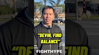 Manny Pacquiao SENDS Devin Haney HUMBLE MESSAGE on RUNNING & ENTERTAINING fans