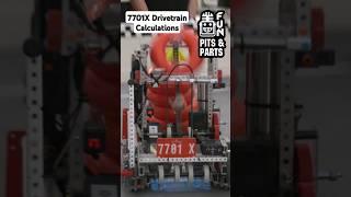 Drivetrain Calculations by 7701X #robotics