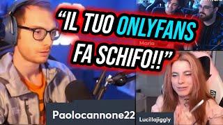 PAOLOCANNONE DICE A LUCILLA CHE IL SUO 0NLYFANS FA SCHIFO