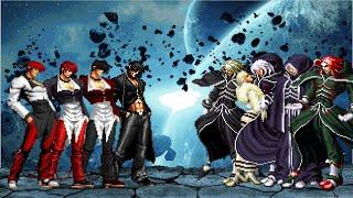 [KOF Mugen] Iori Yagami Team vs Boss Igniz Team