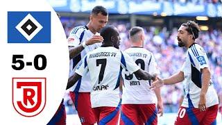 Hamburger SV VS Jahn Regensburg 5-0 Highlights | Bundesliga 2024/2025