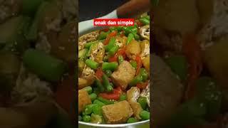 Resep masakan sederhana|| Tahu dan Buncis