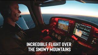 Amazing mountain flying through the snowy peaks, from Idaho to Utah - Shay The Farm Kid - Vlog 1