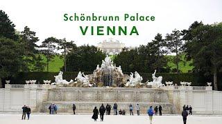 A windy day at Schönbrunn Palace in Vienna, Austria