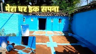 village morning diwali से पहले के दिन सिगाङे की सब्जी गोबर की लिपाई टाइल्स #nandiniandasthavlog