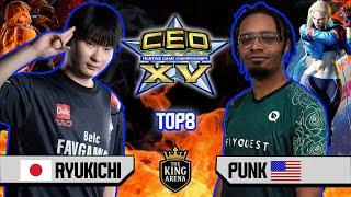  SF6 ▰ CEO 2025 – TOP 8  ▰ PUNK (Cammy) vs RYUKICHI (Ken)