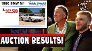 SOLD: BMW M1, Rare Porsche's and Split-Window Corvette - How did we do at this car auction?!?