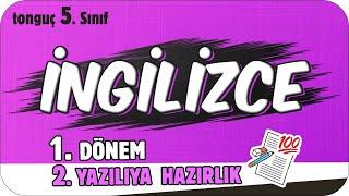 5.Sınıf İngilizce 1.Dönem 2.Yazılıya Hazırlık  #2025