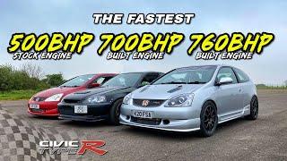 THE FASTEST FWD HONDA.. 760HP EP3 v 700HP EJ6 v 500HP EP3