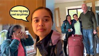 FILIPINA BRITISH LIFE IN UK: NAG IYAKAN SA BAHAY! ARAW NG PAG UWI SA PINAS