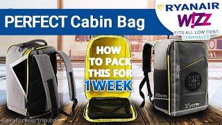 Cabin Bag Ryanair/WizzAir ️ | How to Pack a Backpack for a WEEK