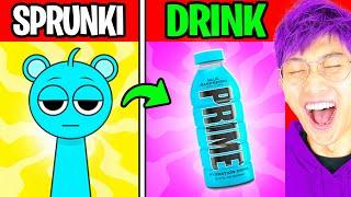 SPRUNKI And Their Favorite DRINKS!? (All Characters Favorite SNACKS + Biggest FEARS!)