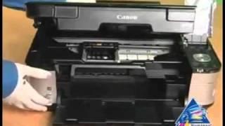 Installation des Dauerdrucksystems (CISS) für Multifunktionsgerät Canon PIXMA MP560.mp4