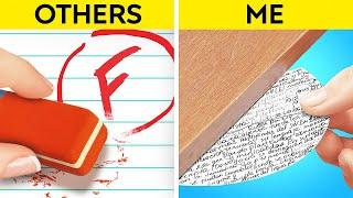 GOOD vs. BAD STUDENTS || Cheating Like a PRO! The Ultimate Guide To Exams by 123 GO!
